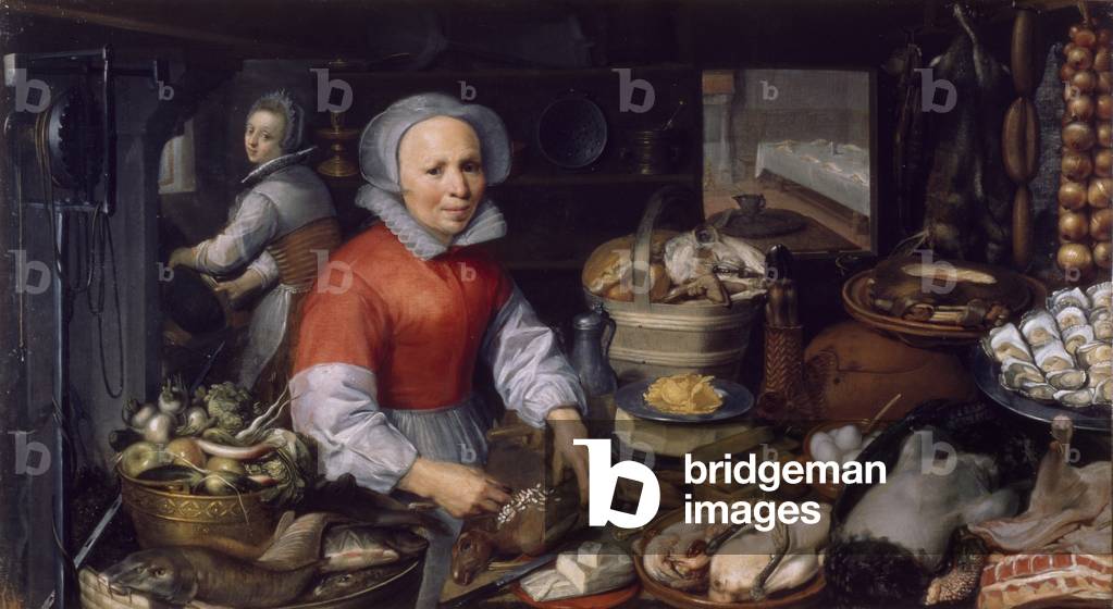 Preparations for a Feast, 1575-1625 (oil on canvas)
