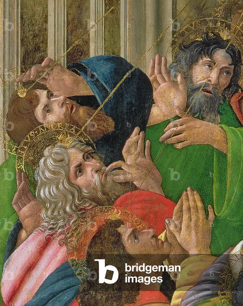 Detail of The Descent of the Holy Ghost,  1495-1505 (oil on panel)