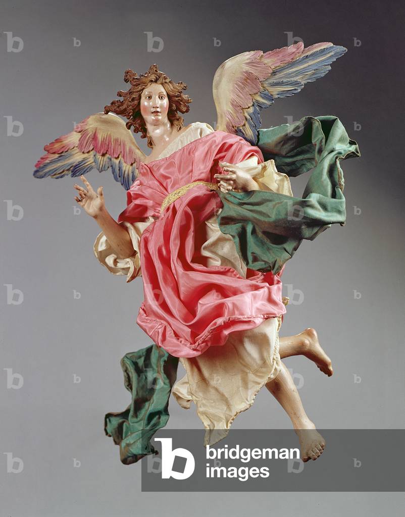 Angel, from the Christmas Creche and tree (terracotta & cloth)