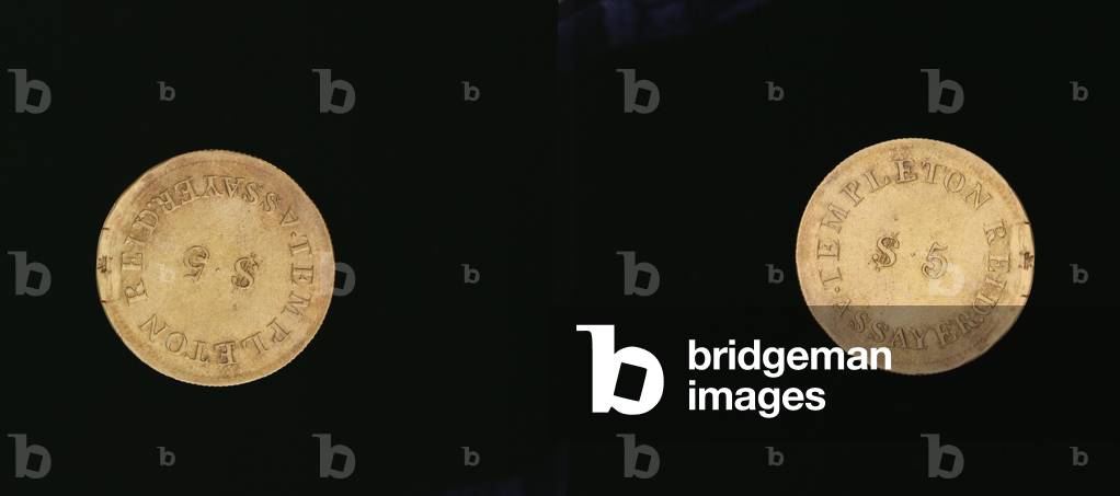 Templeton Reid Five Dollars, 1830 (gold)