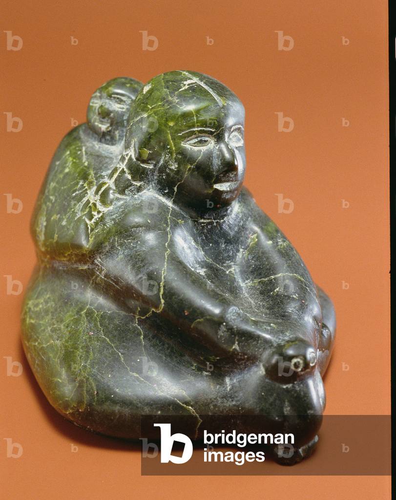Mother and Child, from Cape Dorset (soapstone)