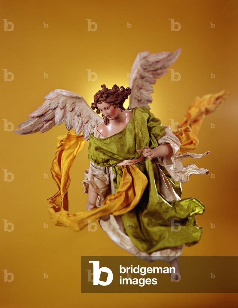 Angel, from the Christmas Creche and tree (terracotta & cloth)