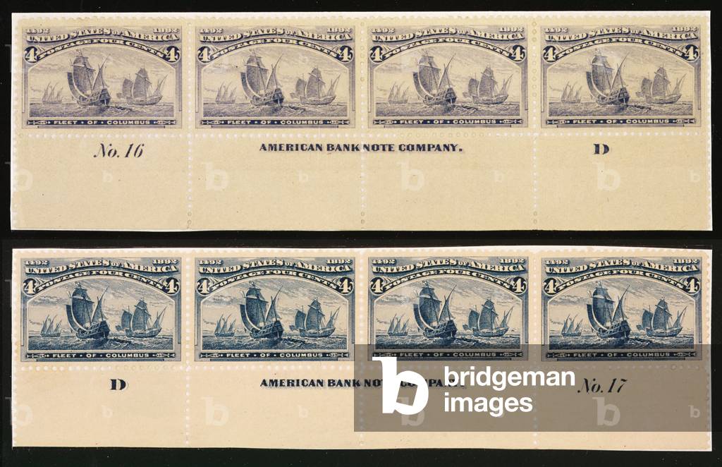 4-Cent Fleet of Columbus, 1893 (postage stamp)