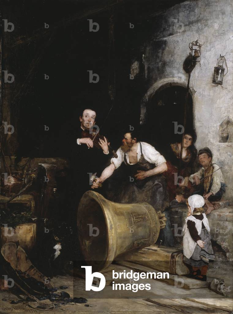 Toning the Bell, 1874 (oil on canvas)