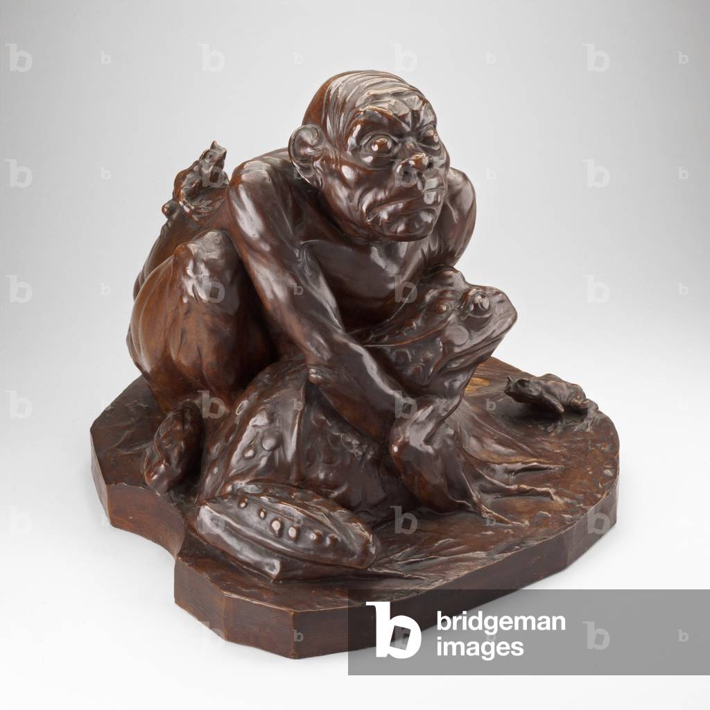 Le Grenouillard (Frog-Man), 1892 (patinated plaster)
