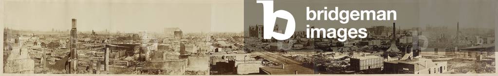 Untitled (Chicago after the Chicago Fire), 1871 (albumen prints)