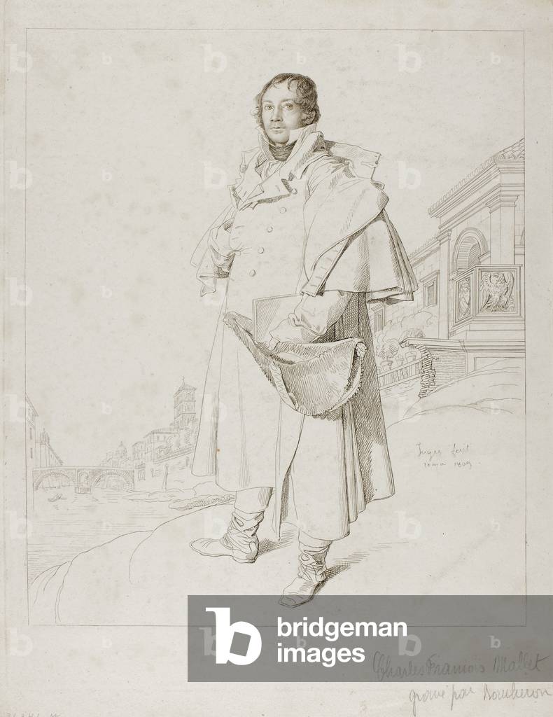 Charles Francois Mallet, c.1809 (etching & drypoint)