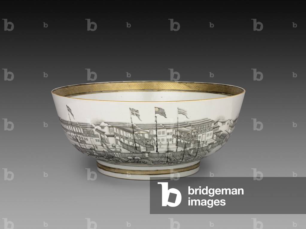 Punch Bowl, c.1800 (porcelain)