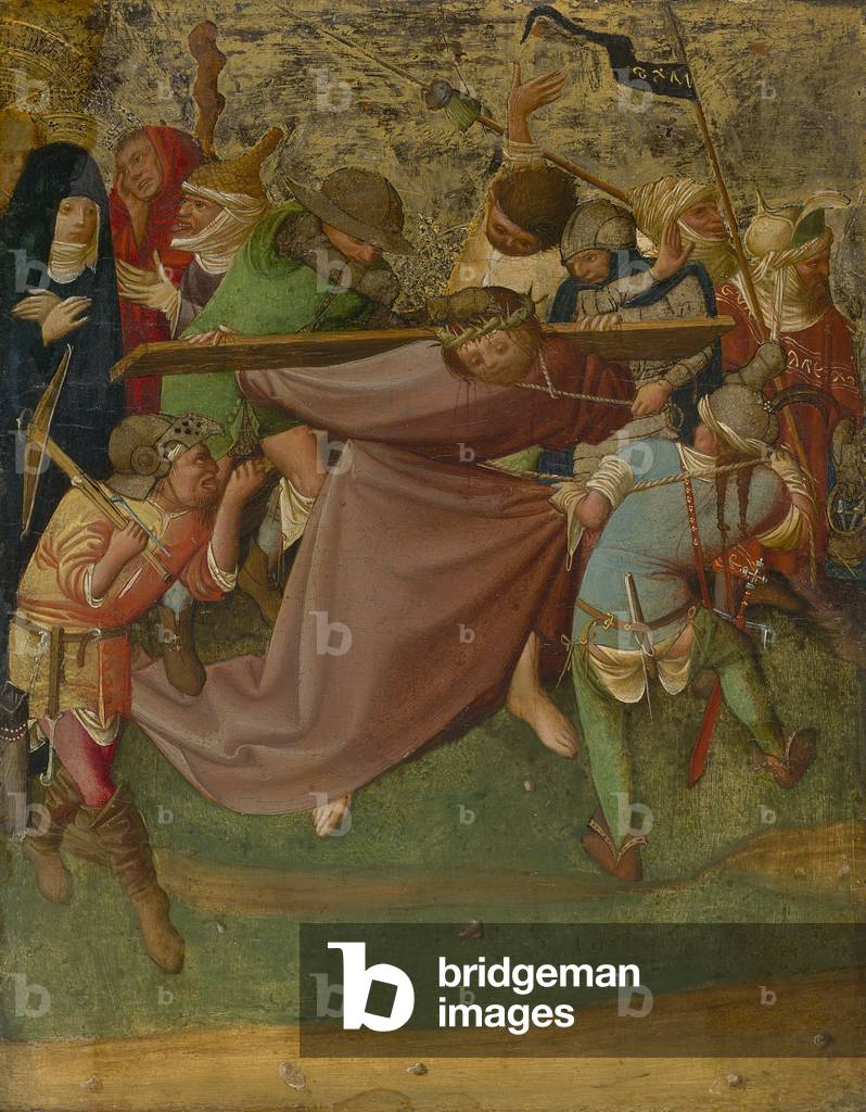Christ Carrying the Cross, 1420-25 (oil on panel)