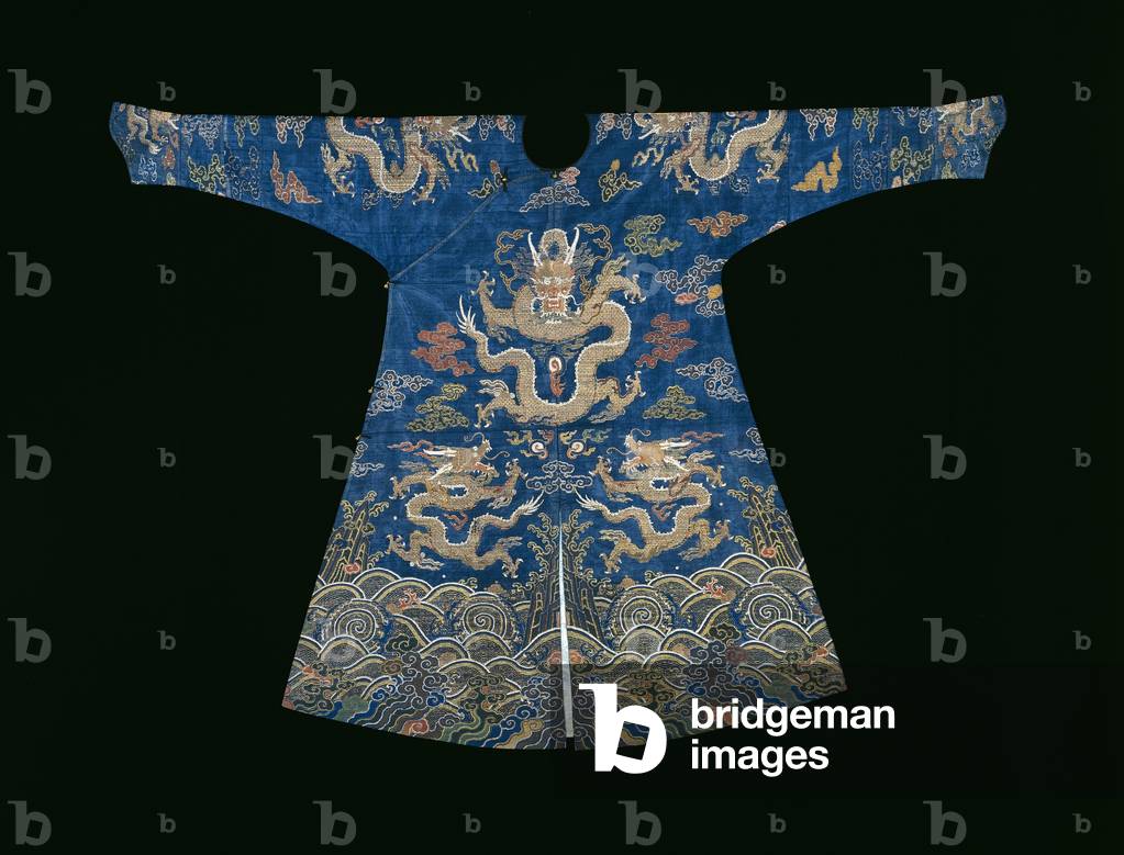 Man's Jifu (semiformal court robe), Qing dynasty (1644-1911), 1720-40 (silk)