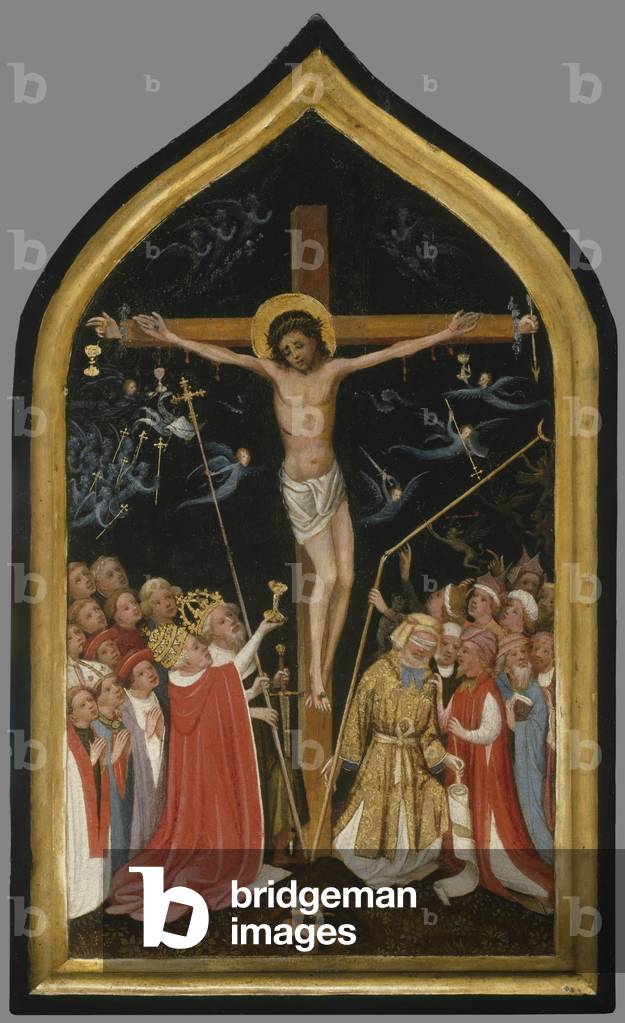 Christ on the Living Cross, 1420-30 (oil on panel)