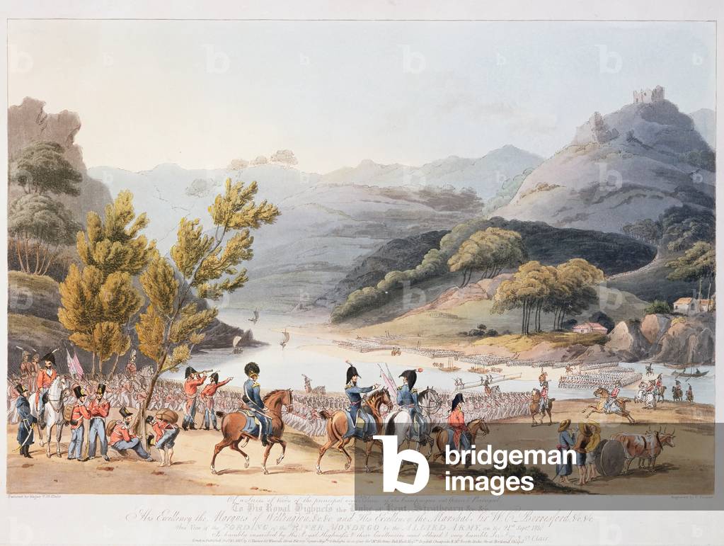 Libellé de la rivière Mondego, 1810 par Thomas Staunton St. Clair