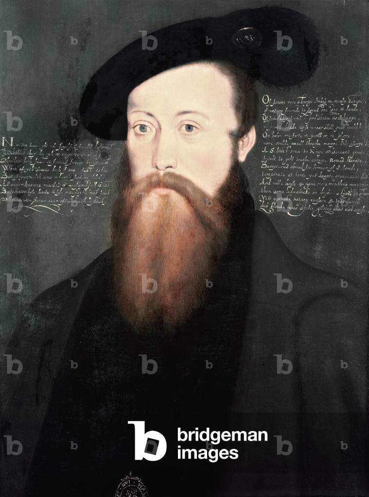 Portrait of Thomas Seymour (1508-1549) Baron Seymour (oil on panel)