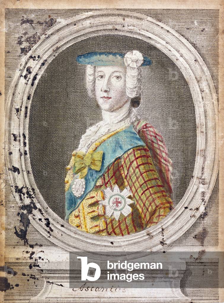 Charles Edward Stuart (coloured engraving)