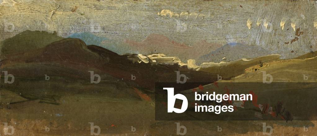 Mountain Landscape (oil on laminate cardboard)