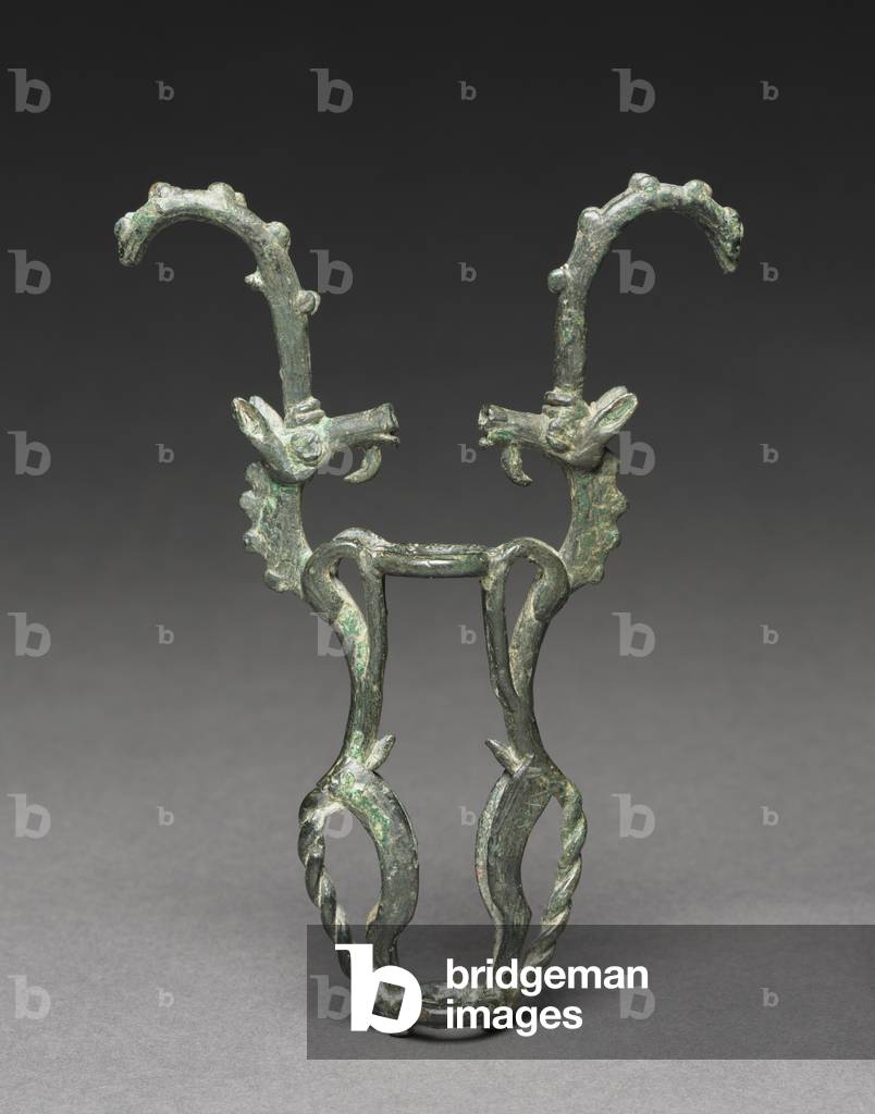 Ibex Standard Finial, Luristan, c.700-600 BC (bronze) 

