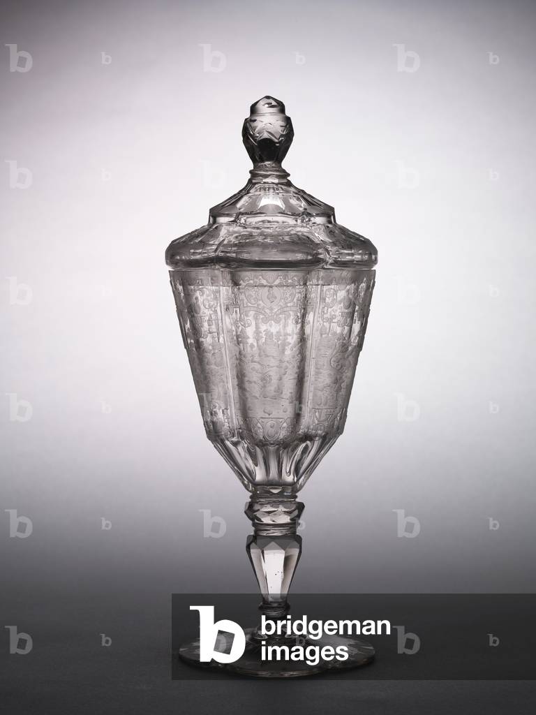 Covered Cup, Silesia, c.1725 (glass) 