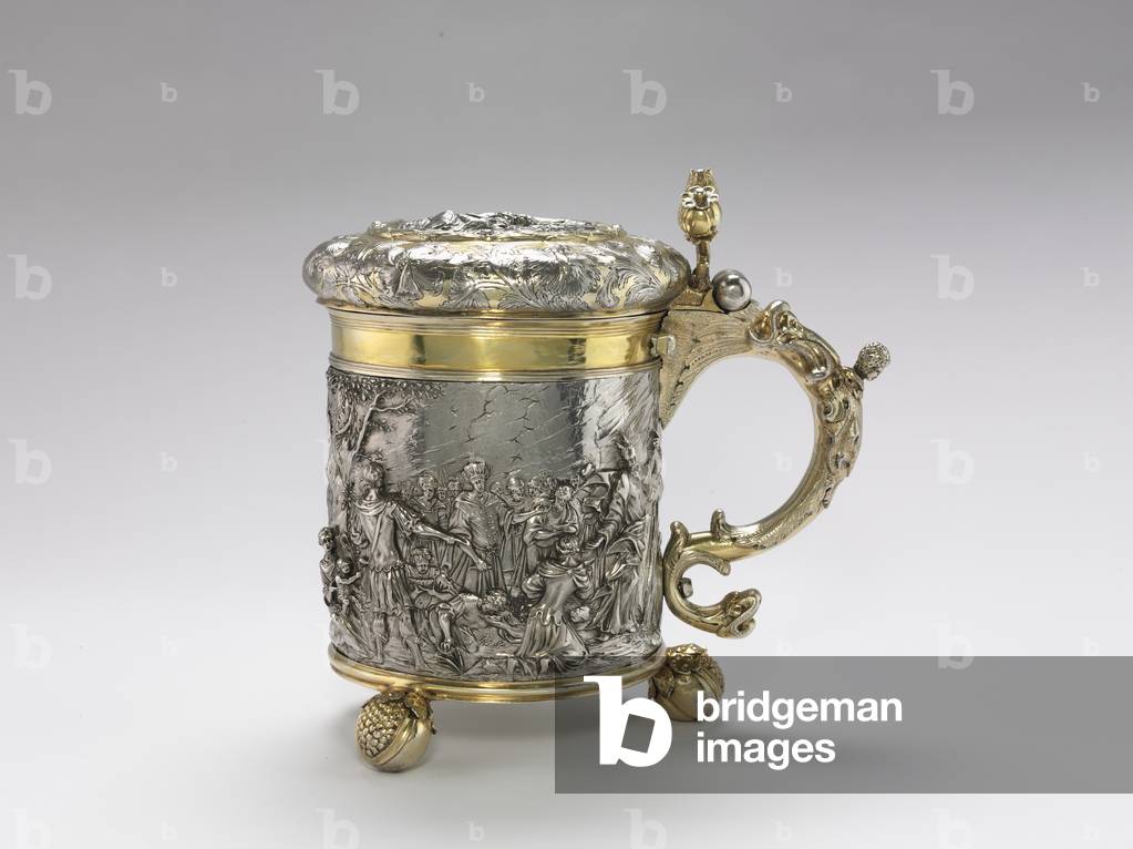 Tankard, late 1600s (gilded silver)