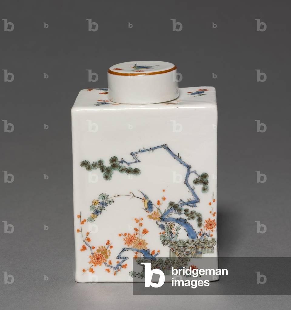 Tea Caddy, manufacturer Meissen Porcelain Factory, Germany, c.1735 (porcelain) 
