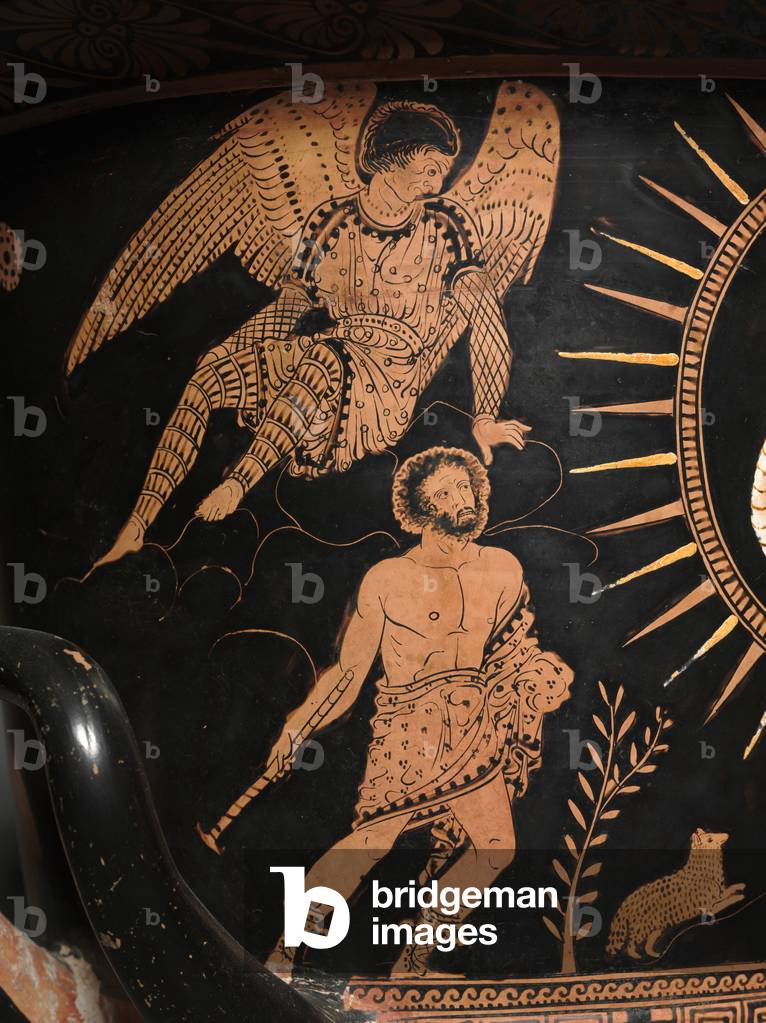 Detail from a red-figure lekythos (ceramic)