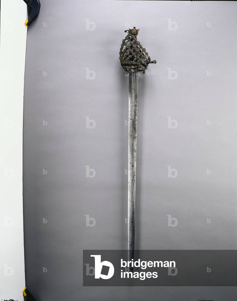 Schiavona Broadsword, Venice, 18th century (steel, brass, leather and wood) 