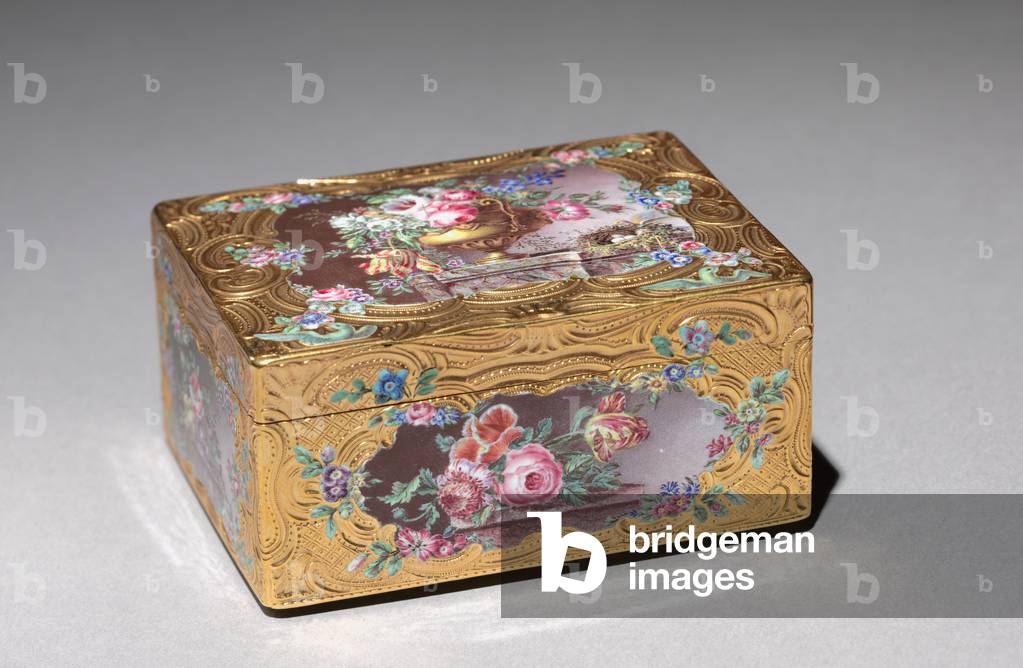 Rectangular Box, 1756-57 (gold & enamel)
