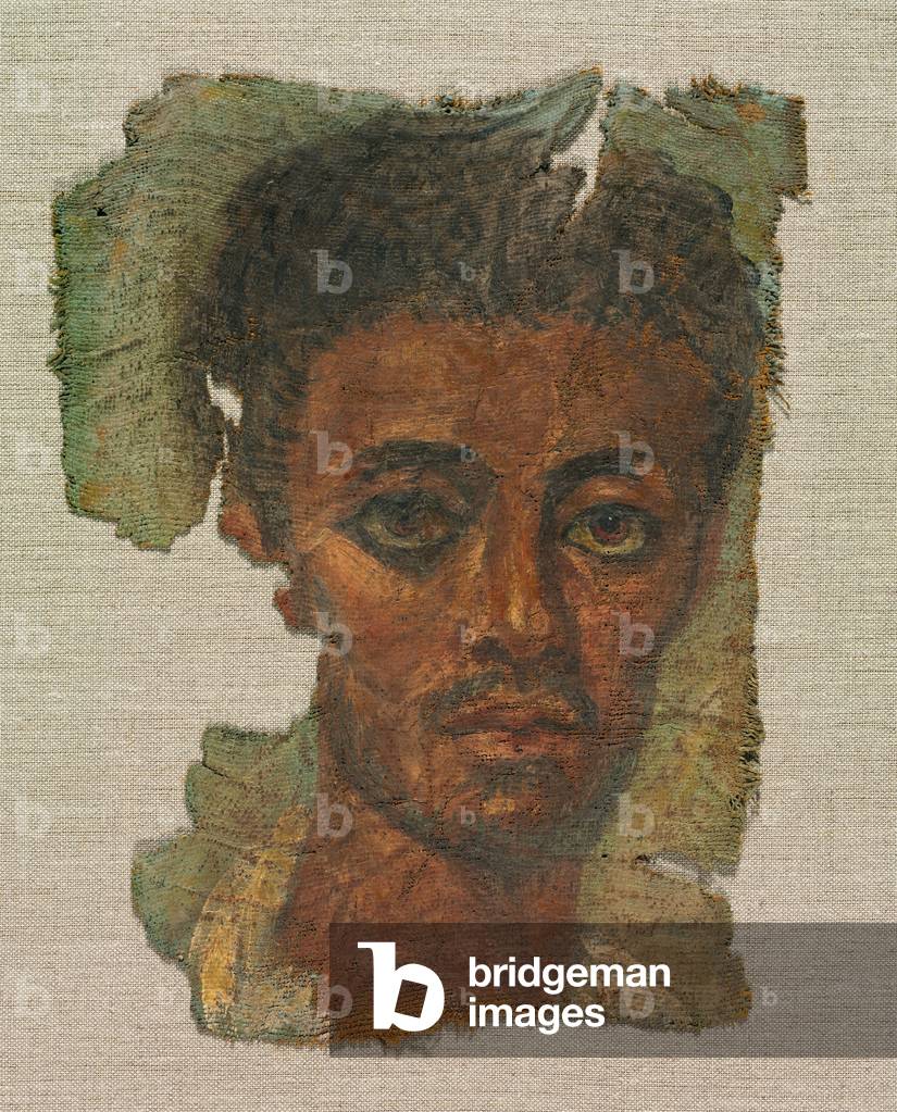 Funerary Portrait of a Man, c.138-192 (encaustic on linen)
