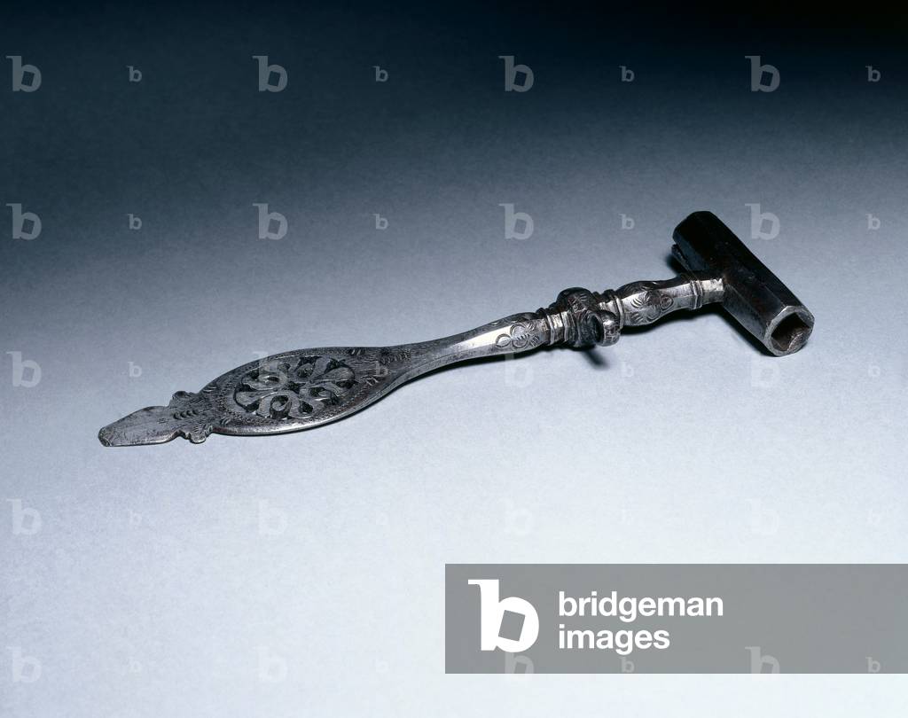 Spanner for a wheel-lock gun, c.1600-50 (steel)
