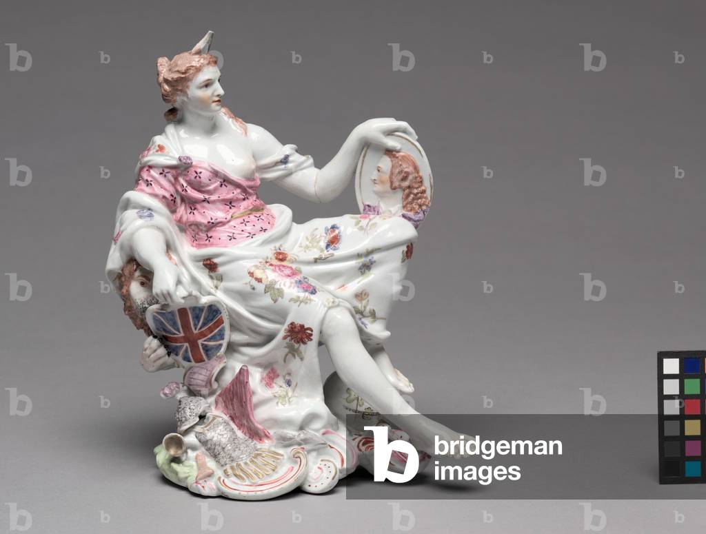 Britannia, Longton Hall Porcelain Factory, c.1756 (soft-paste porcelain) 