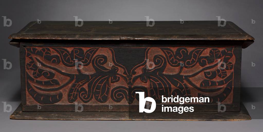 Carved Box, 1680-1700 (oak)
