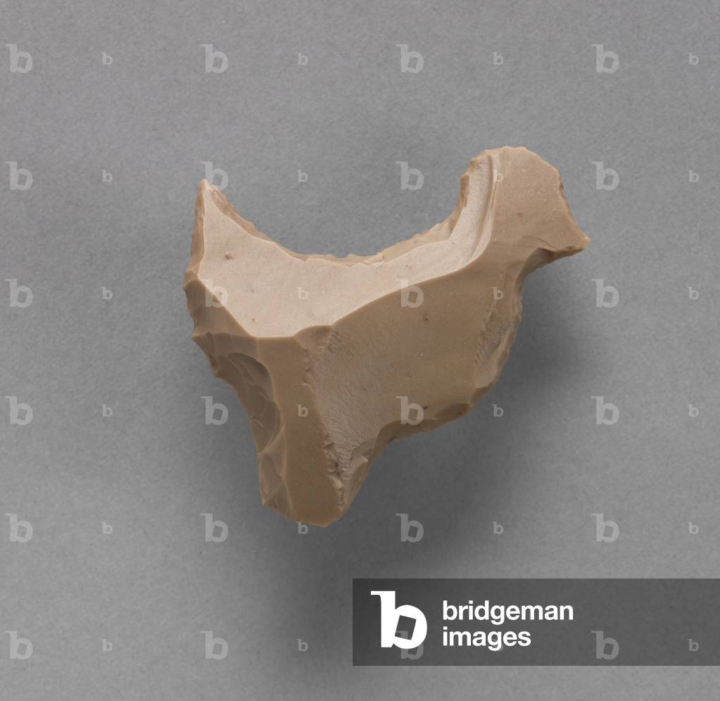 Flint in the Form of a Bird, 4000-3000 BC (tan-coloured flint) 
 
