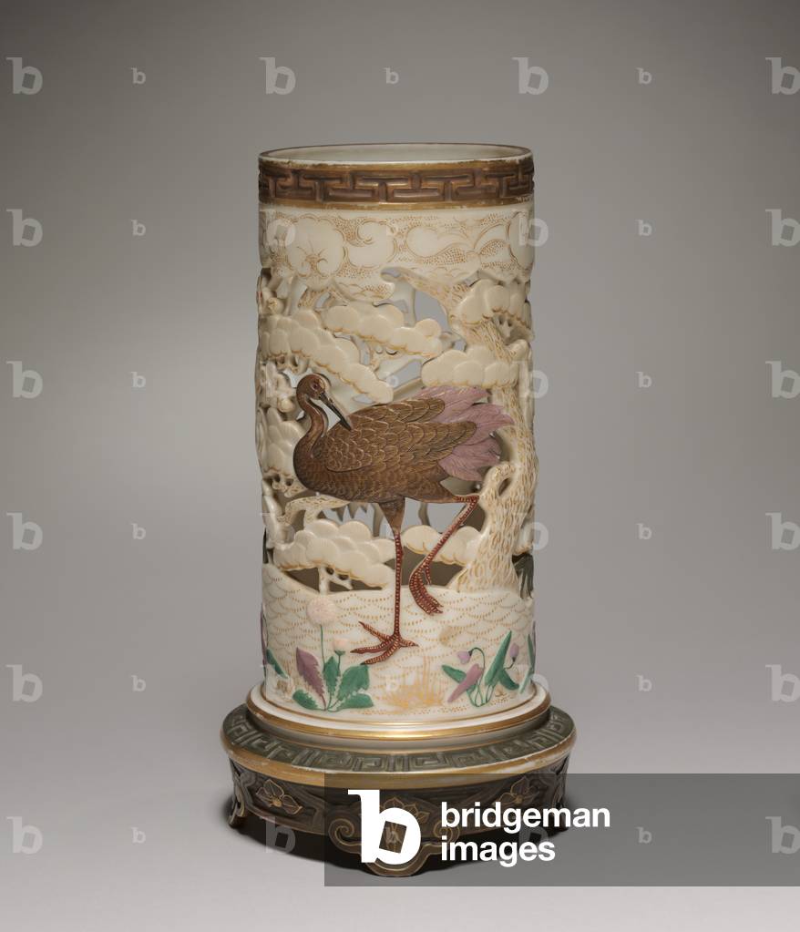 Vase, manufacturer Worcester Porcelain Factory, 1873 (ceramic) 