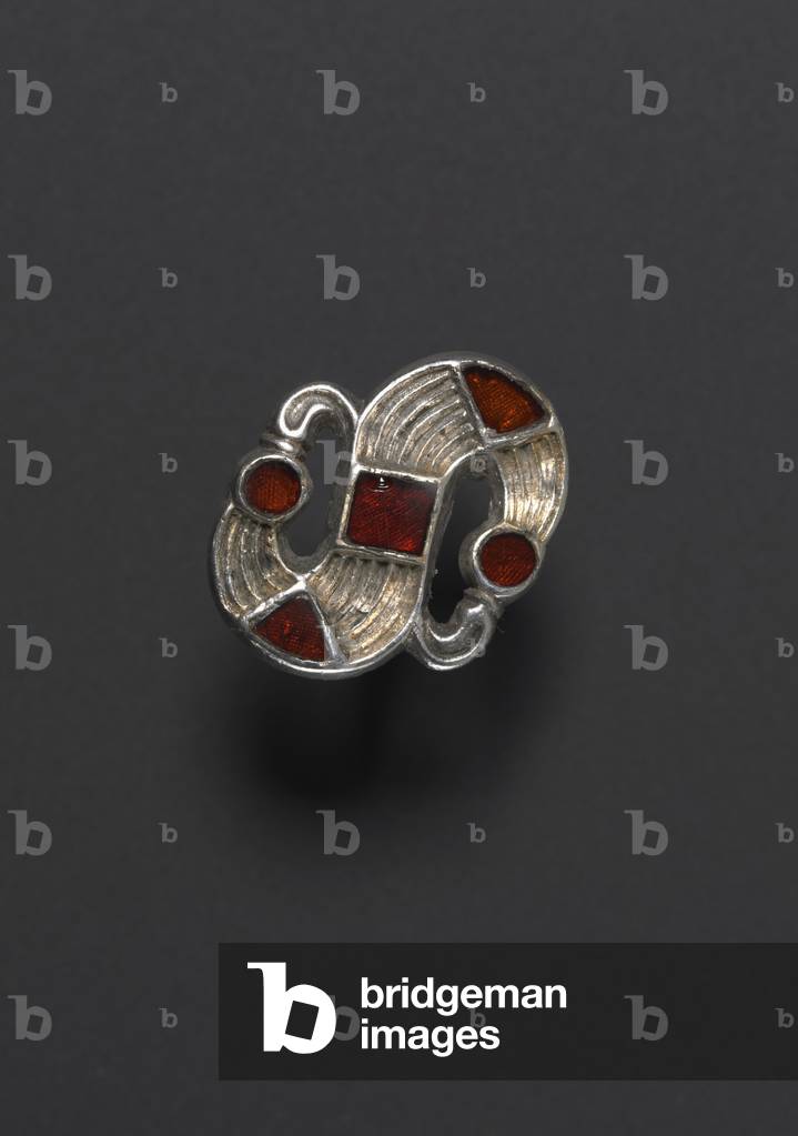 Eagle Fibula, 500s (silver with garnets) 