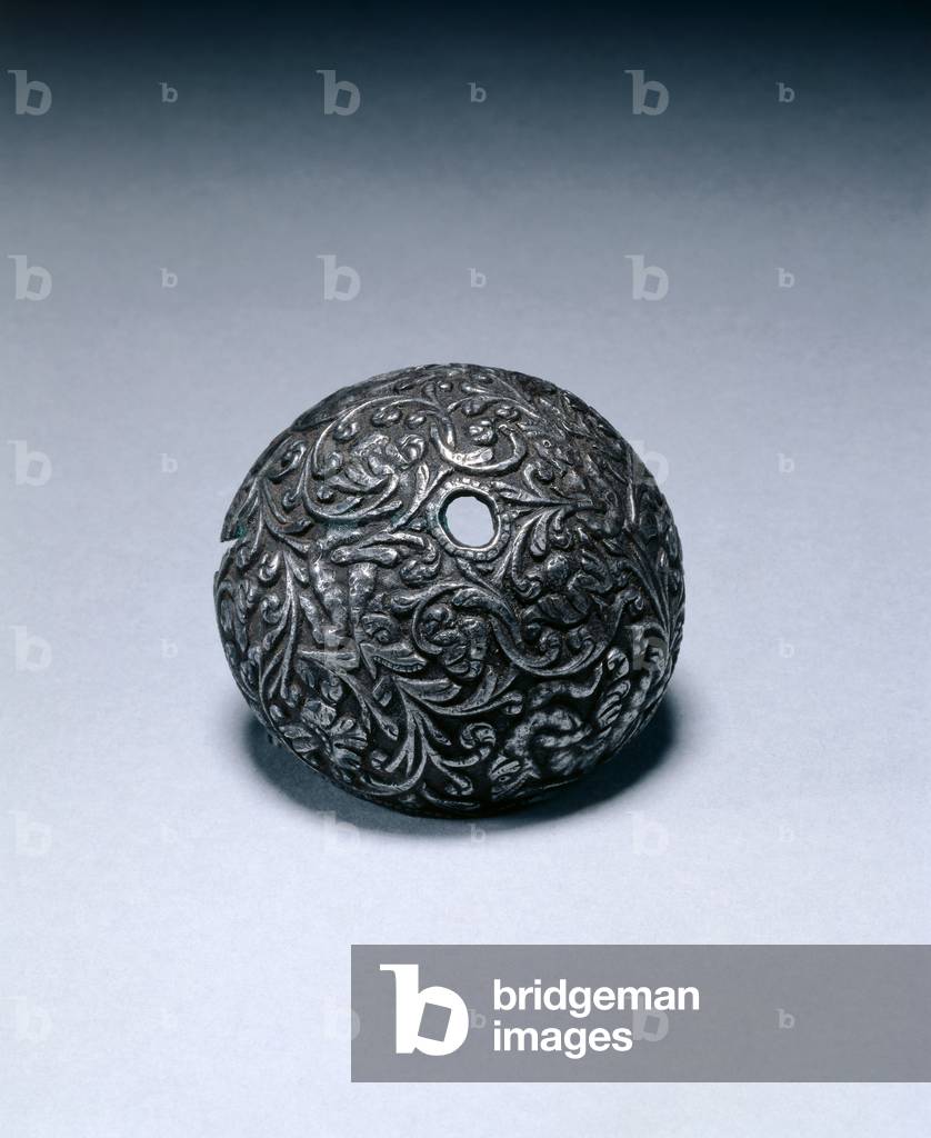 Butt-cap from a flintlock pistol, c.1650-60 (steel)