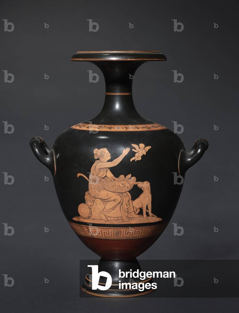 Vase, 1885 (terracotta with black & white transparent glaze)