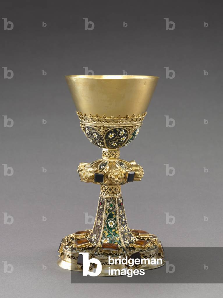 Chalice, c.1450-1500 (gilt silver and filigree enamel)