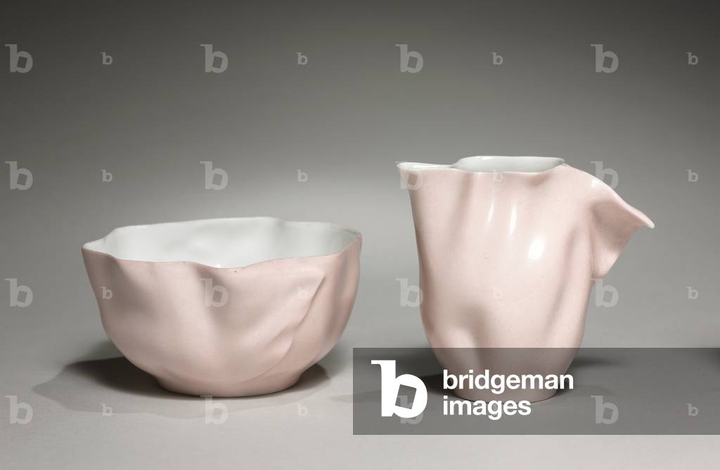 Service Aïda: Bowl, manufactured by Jean Pouyat Factory, c.1880 (porcelain)
