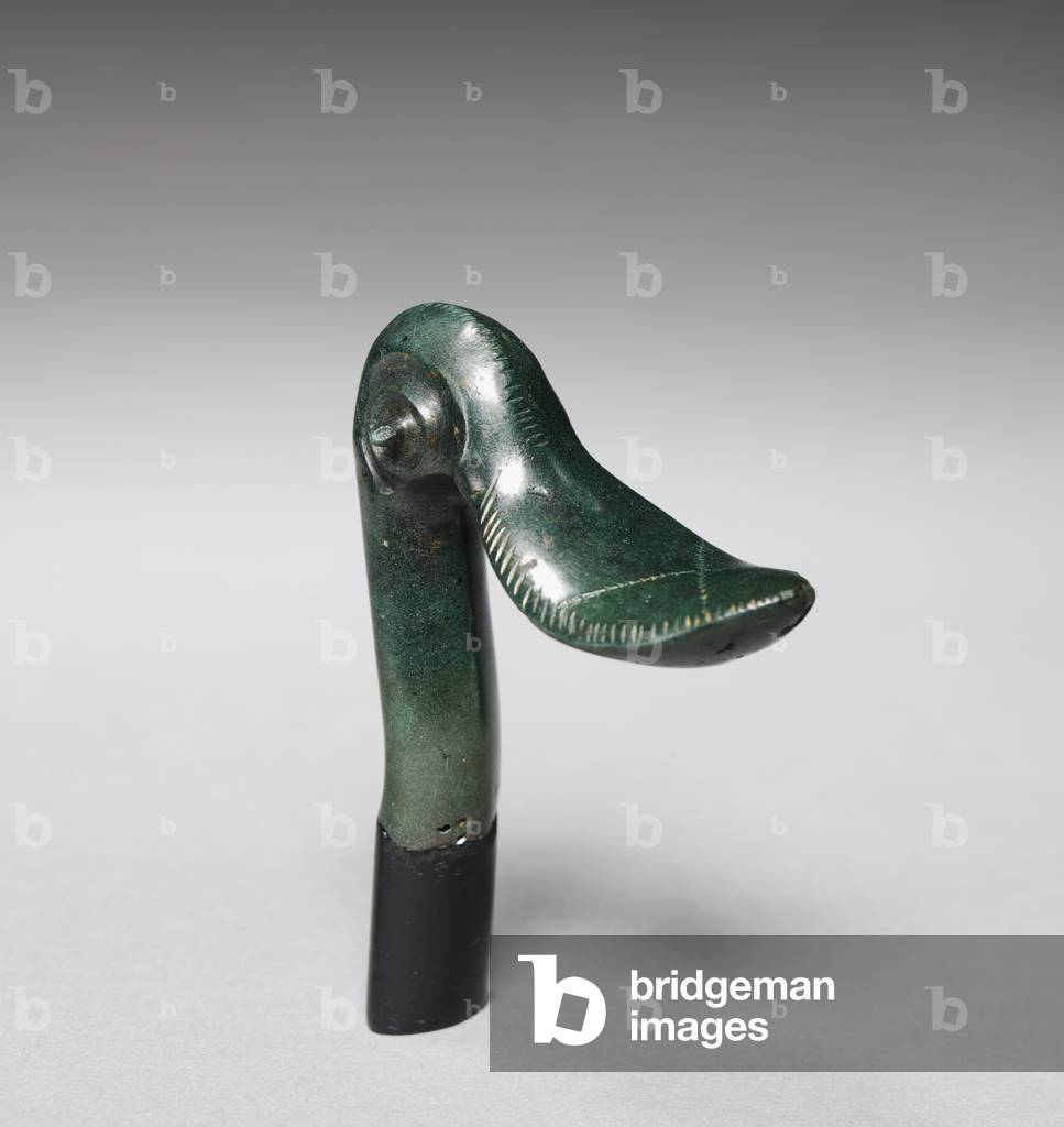 Duck Head Finial, c.1400-1300 BC (bronze, cast) 