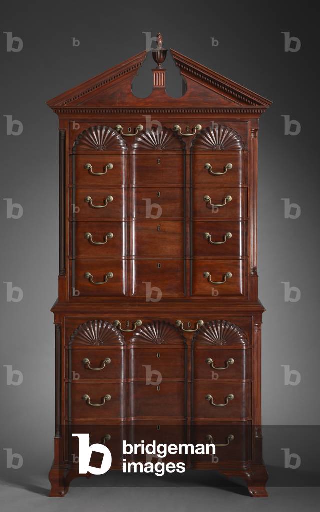 Chest-on-Chest, c.1800 (mahogany)

