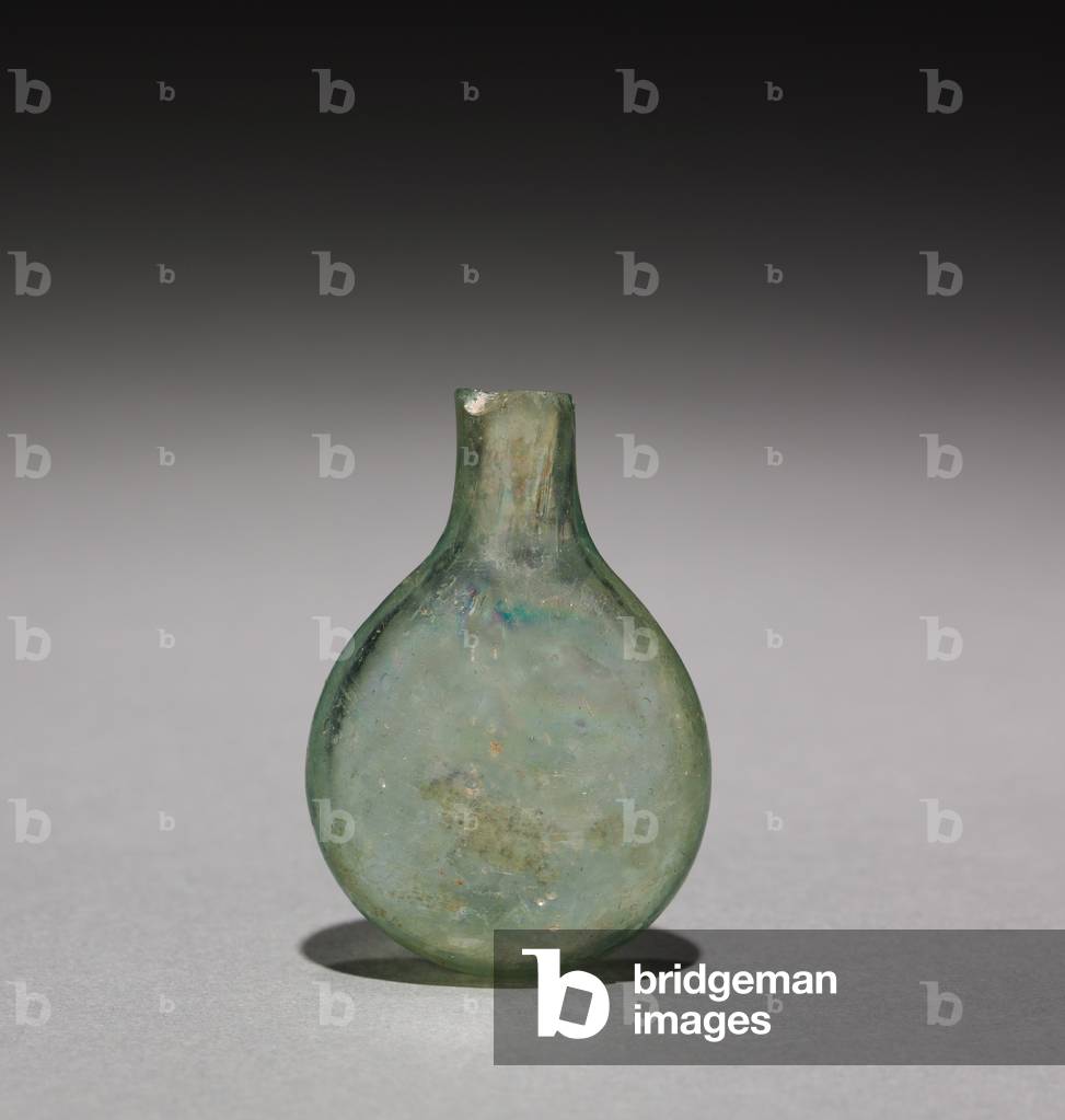 Pilgrim's Flask, 500-700 (green glass) 