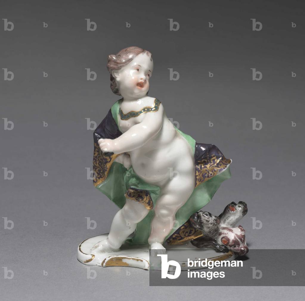 Pluto, manufacturer Nymphenburg Porcelain Factory, c.1760 (porcelain with enamel and gilt decoration) 