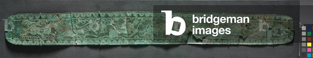 Running Animals Belt, c.1000 BC (bronze, hammered & incised)
