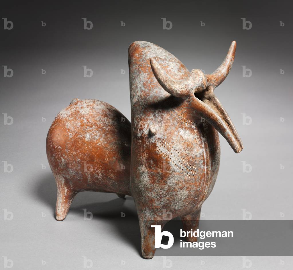 Spouted Zebu Vessel, Marlik, c.1000 BC (earthenware, burnished) 
