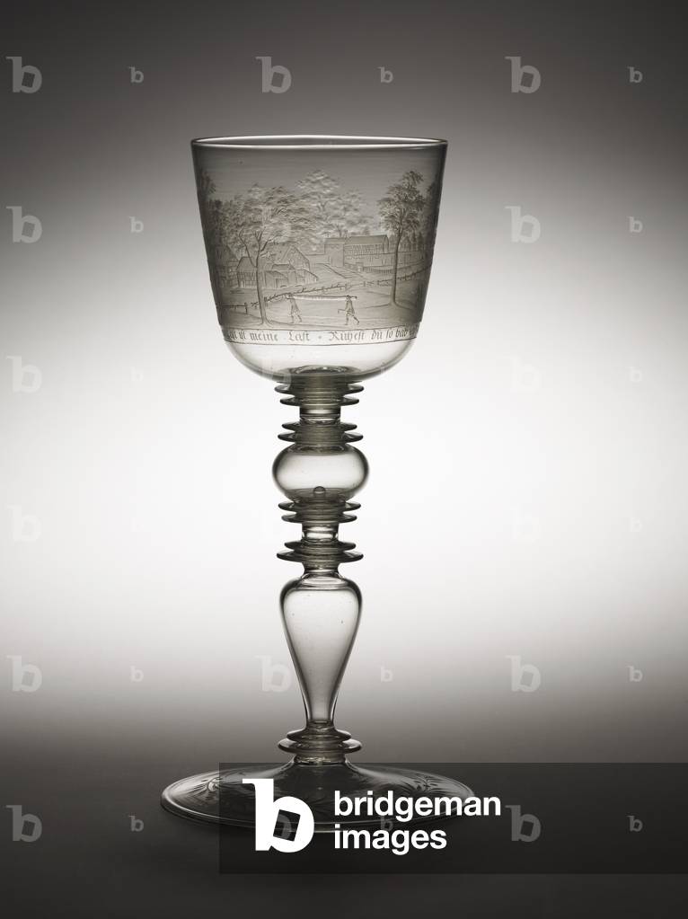 Goblet, c.1680 (glass) 
 