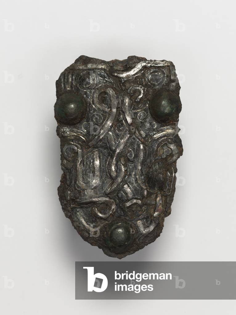 Tab, 600s (iron with silver overlay) 
