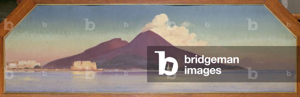 Mount Vesuvius, Naples (oil on canvas)