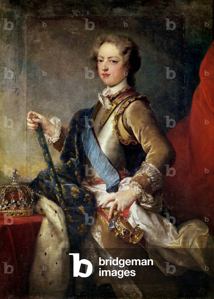 Luigi XV (1710-74) a 15 anni, dopo il 1725 (olio su tela)