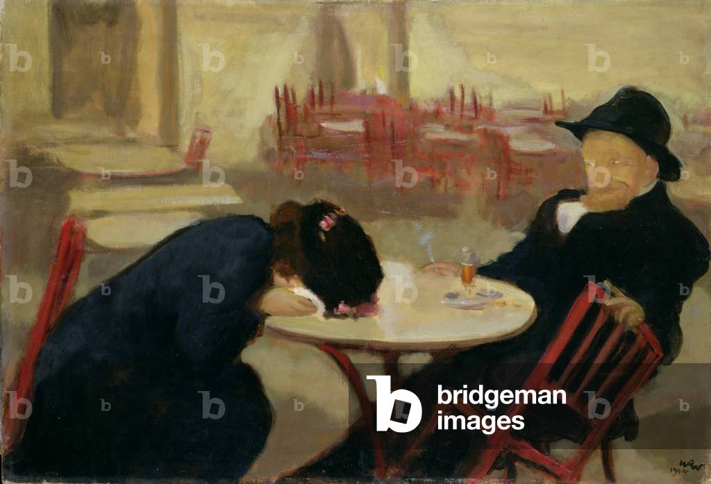 The Demon or In the Cafe, 1904 (oil on canvas)