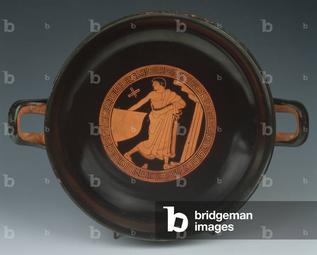 Red figure Kylix, 490-480 BC (ceramic)