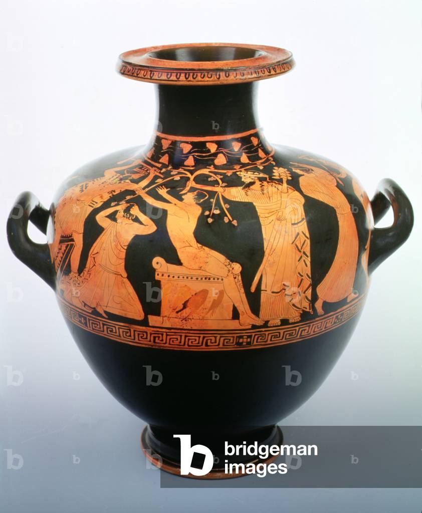 Attic Red-figure hydria, 460-450 BC (ceramic)